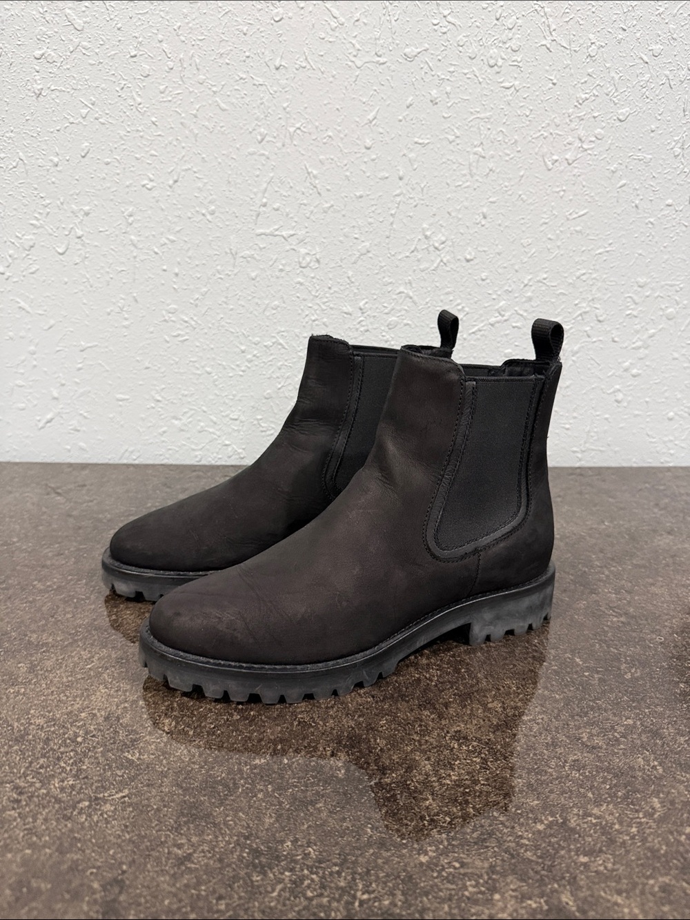 Thursday Boots Legend Chelsea‎ Boots Women’s 7.5 Wide Black Matte Lug Sole